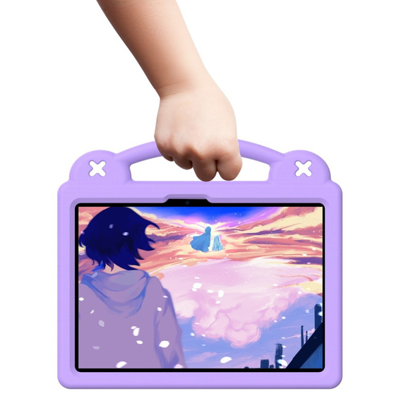 Παιδική θήκη για Xiaomi Pad 7 / 7 Pro, Cute Patterns, με βάση, μωβ