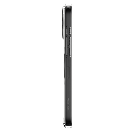 Θήκη MagSafe Spigen για iPhone 16 Pro, Ultra Hybrid, διαφανής / λευκή + Μετριασμένο γυαλί 9H