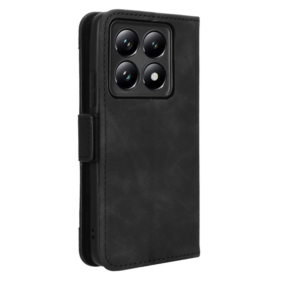 Θήκη με πτερύγιο για Xiaomi 14T, Card Slot, μαύρη