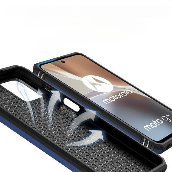 Θήκη για Motorola Moto G32, CamShield Slide, μπλε