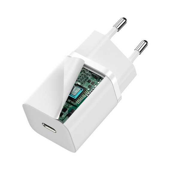 Φορτιστής δικτύου Baseus Super Si PD 30 W, 1 × USB-C για smartphones