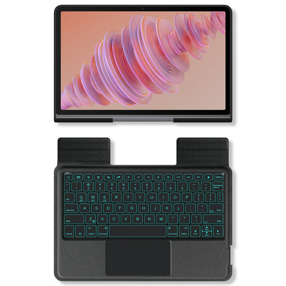 Θήκη + πληκτρολόγιο Lenovo Tab Plus, μαύρη