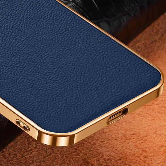 Θήκη για Samsung Galaxy A33 5G, Cowhide Leather, μπλε