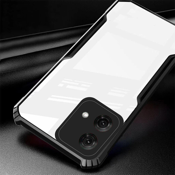 Θήκη για Motorola Moto G84, AntiDrop Hybrid, μαύρη