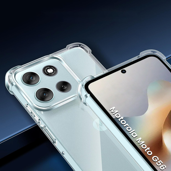 Θήκη για Motorola Moto G56 5G, Dropproof, διαφανής