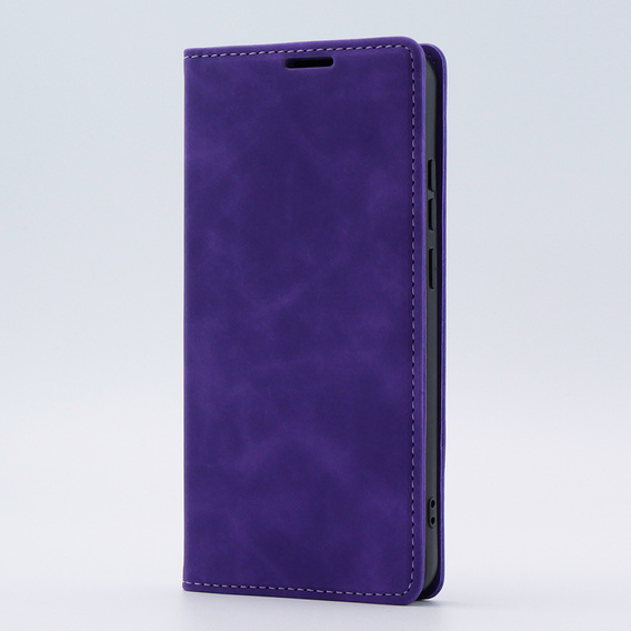 Θήκη για Oppo A78 4G, ERBORD Vintage, πορτοφόλι με πτερύγιο, μωβ