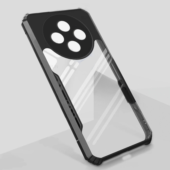 Θήκη για Oppo Reno 12FS / 12F, AntiDrop Hybrid, μαύρη