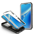 Θήκη για Samsung Galaxy A54 5G, CamShield Slide, λευκό / μαύρο