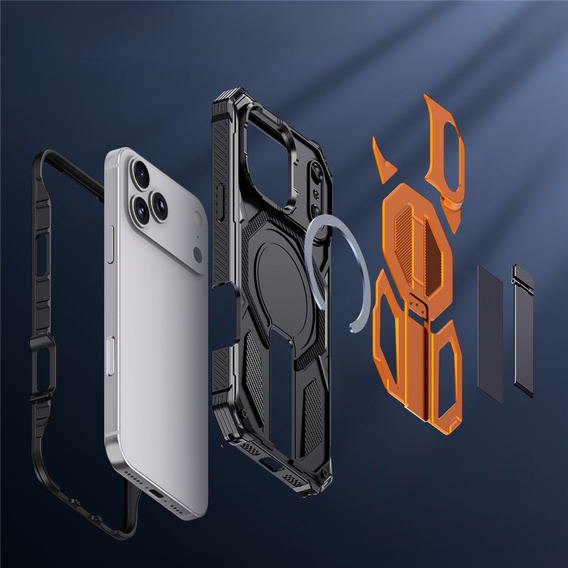 Προστατευτική θήκη με βάση συμβατή με MagSafe για iPhone 17 Pro