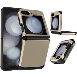Θωρακισμένη θήκη για Samsung Galaxy Z Flip7 FE / Z Flip6, Armor Shockproof, χρυσή