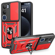Θήκη για Vivo Y19s, CamShield Slide, κόκκινη