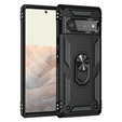 θωρακισμένη θήκη για Google Pixel 6 Pro, Nox Case Ring, μαύρη