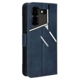 Θήκη με πτερύγιο για Tecno Pova 5 Pro 4G, Card Slot, μπλε