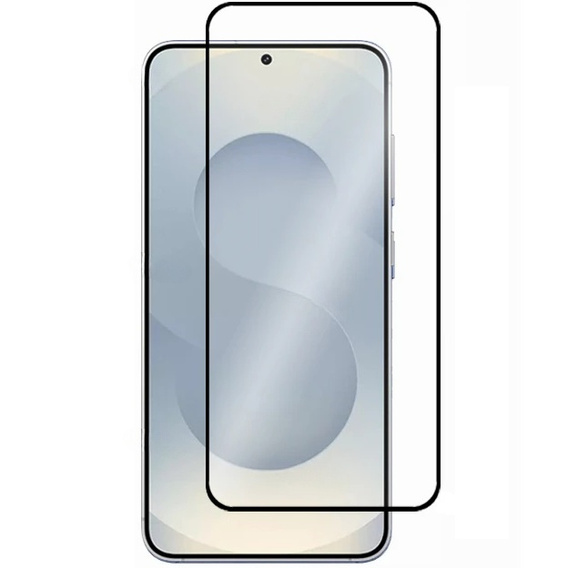 Μετριασμένο γυαλί 3D για Samsung Galaxy S25, μαύρο πλαίσιο