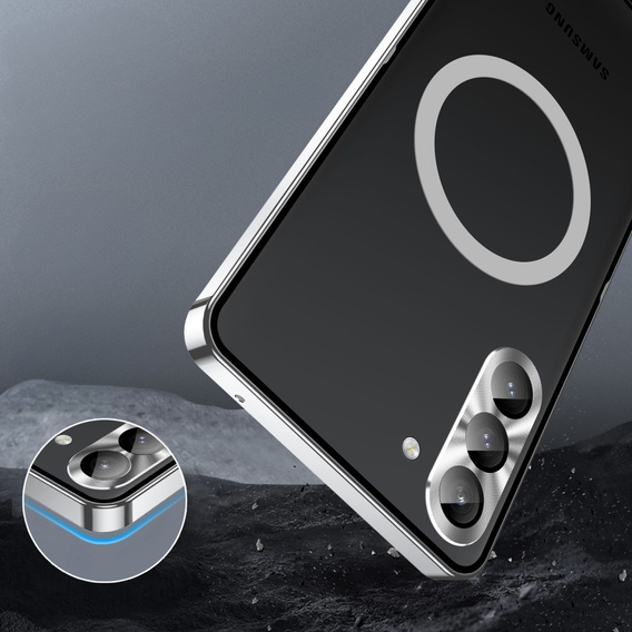 θήκη προστασίας κάμερας για το Samsung Galaxy S23, CamShield MagSafe, διαφανές / ασημί