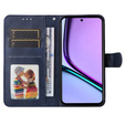 Θήκη με πτερύγιο για Realme C67, Leather Wallet, σκούρο μπλε