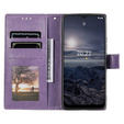 Θήκη με πτερύγιο για Nokia G11/ G21, Mandala, μπλε