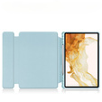 Θήκη πληκτρολογίου για Samsung Galaxy Tab S9+, Rotary 360° Leather, γαλάζια