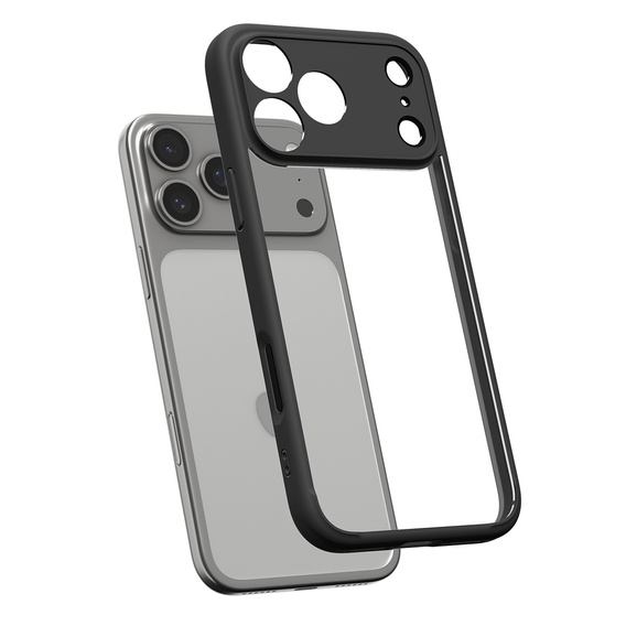 Υβριδική θήκη Spigen Ultra Hybrid για iPhone 17 Pro Max, Μαύρο ματ