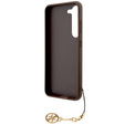 GUESS Θήκη για Samsung Galaxy A55, 4G Charms Collection Hardcase, καφέ