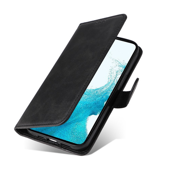 Θήκη με πτερύγιο για Samsung Galaxy A34 5G, Leather Wallet, μαύρη