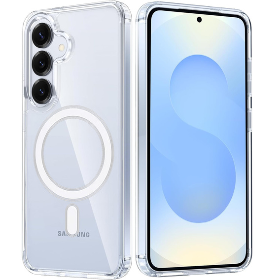 Θήκη για Samsung Galaxy S25+ Plus, Fusion Hybrid, για MagSafe, διαφανής + Γυαλί για την οθόνη