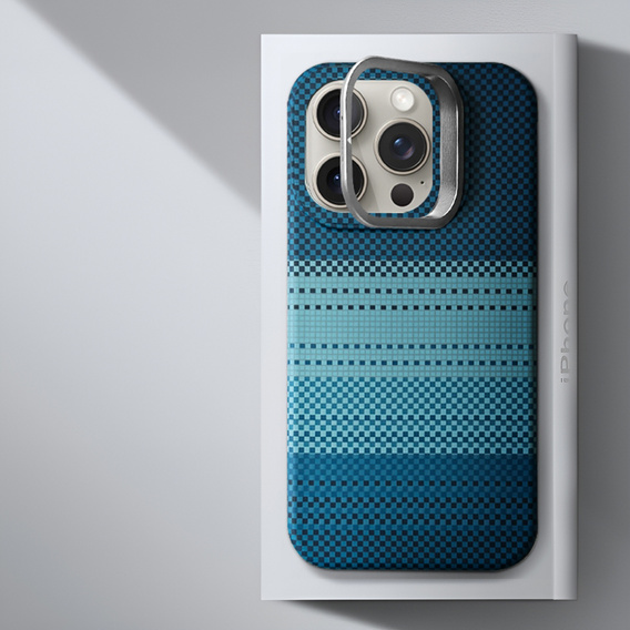 Θήκη για iPhone 15 Pro Max, Πλαίσιο Kickstand, για MagSafe, Moon Blue