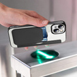Θήκη με πτερύγιο για iPhone 14, RFID Wallet MagSafe CamShield, μαύρη