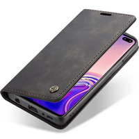 θήκη CASEME για Samsung Galaxy S10, Leather Wallet Case, μαύρη