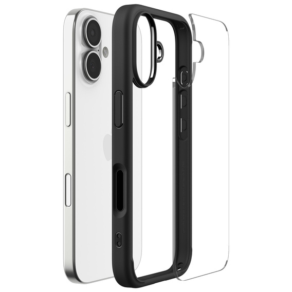 Υβριδική θήκη Spigen Ultra Hybrid για iPhone 17, Μαύρο ματ