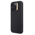 Θήκη για iPhone 16 Pro, θωρακισμένη Nillkin, Carbon Fiber, για Magsafe, χρυσή