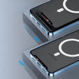 θήκη προστασίας κάμερας για το Samsung Galaxy Note 10+ Plus, CamShield MagSafe, διαφανής / μπλε