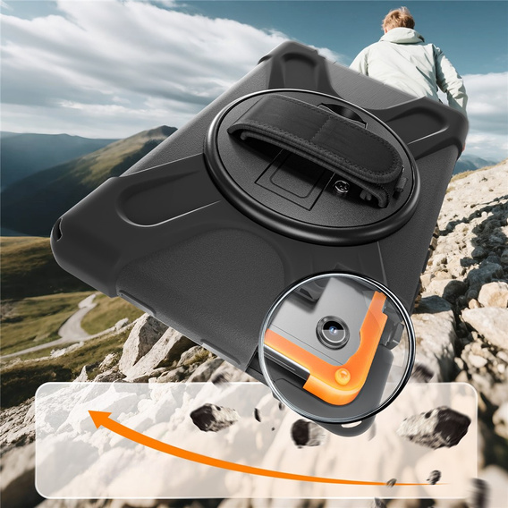 Θήκη με βάση και ιμάντα ώμου για Samsung Galaxy Tab A11