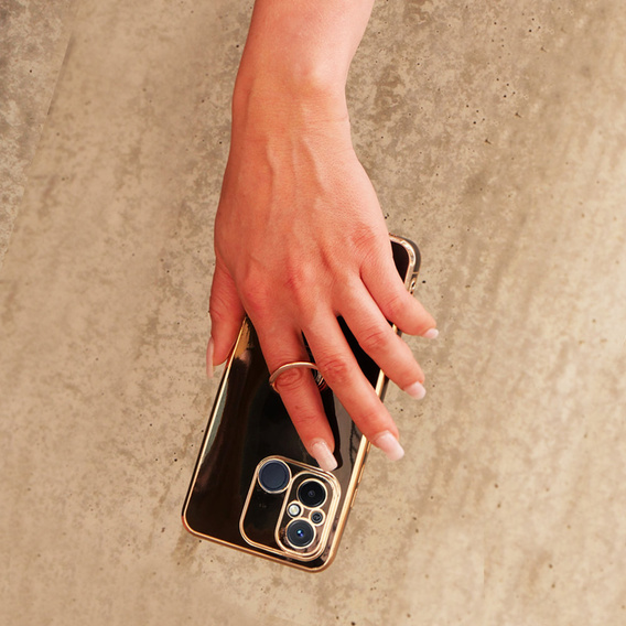Θήκη για Xiaomi Redmi 12C, Electro Ring, μαύρη