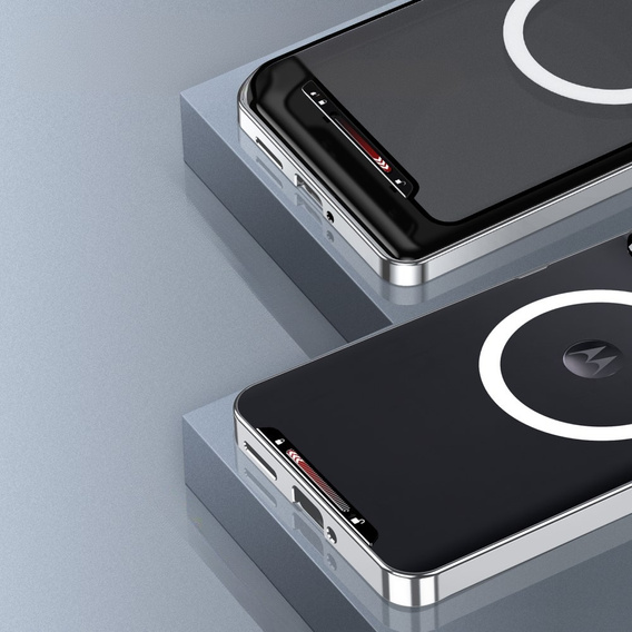 θήκη προστασίας κάμερας για το Motorola Edge 50 Pro 5G, CamShield MagSafe, ασημένια