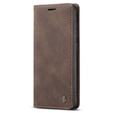 θήκη CASEME για Samsung Galaxy S20 FE, Leather Wallet Case, καφέ