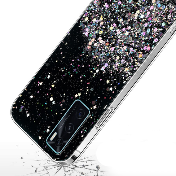 Θήκη για Vivo S7E/ Y73S/ Y70/ V20 SE, Glittery, μαύρη