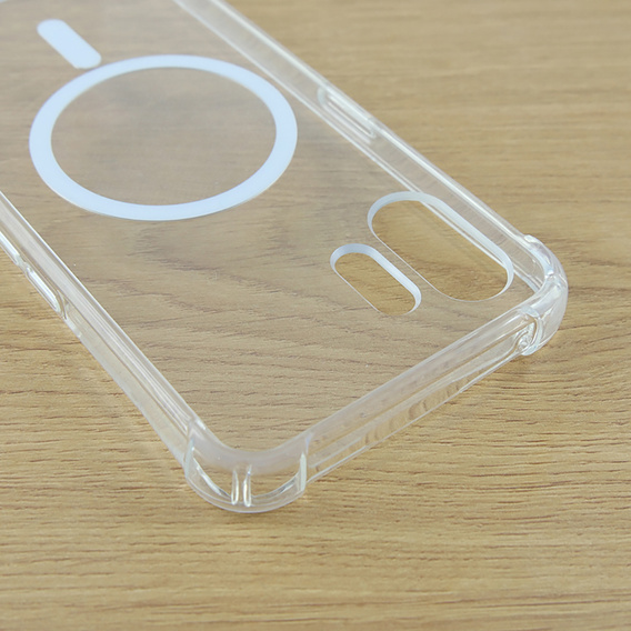Θήκη για Nothing Phone 2, Fusion Hybrid, για MagSafe, διαφανής