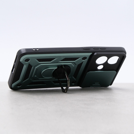 Θήκη για Motorola Edge 40 Neo, CamShield Slide, πράσινο