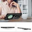 θωρακισμένη θήκη για Samsung Galaxy Z Flip7 FE / Z Flip6, Nox Case Ring, μαύρη
