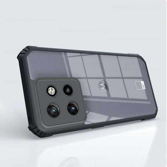 Θήκη για Motorola Edge 50 Neo / Motorola ThinkPhone 25, AntiDrop Hybrid, μαύρη