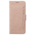 Θήκη με πτερύγιο για Oppo A38 4G / Oppo A18 4G, Card Slot, ροζ