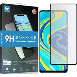 Mocolo Full Glue μετριασμένο γυαλί για Xiaomi Redmi Note 9S / 9 Pro / 9 Pro Max, μαύρο πλαίσιο