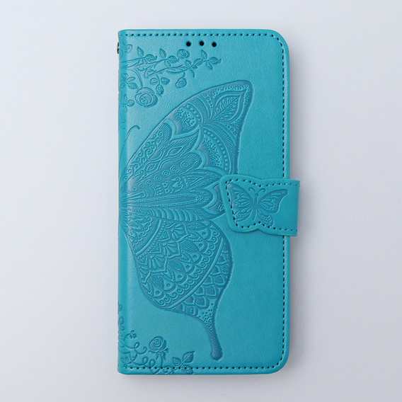 Θήκη με πτερύγιο για Xiaomi 13T / 13T Pro, Butterfly, μπλε