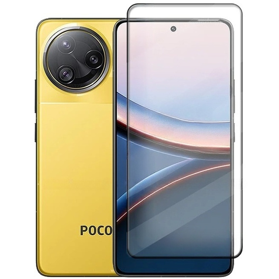 Μετριασμένο γυαλί 3D για Xiaomi Poco F7 Ultra, μαύρο πλαίσιο