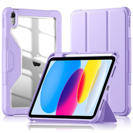 Θήκη για iPad 11" 2025 A16 (11 gen.) / iPad 10.9" 2022 (10 gen.), Smartcase Hybrid, με χώρο για γραφίδα, μωβ