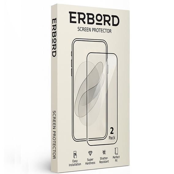 2x Μετριασμένο γυαλί για Samsung Galaxy S20 FE, ERBORD 9H Hard Glass στην οθόνη
