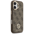 GUESS 4G Strass Logo θήκη για MagSafe με λουράκι για iPhone 17