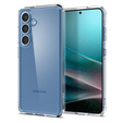 θήκη Spigen για Samsung Galaxy S25, Ultra Hybrid, διαφανής + μετριασμένο γυαλί 9H