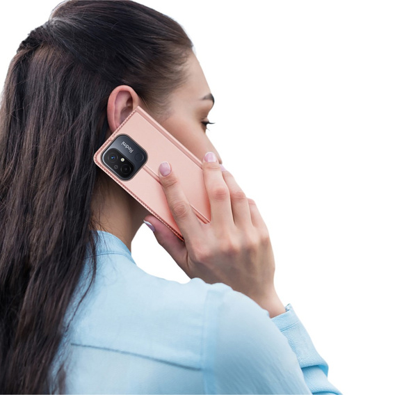 Dux Ducis Θήκη για Xiaomi Redmi 12C, Skinpro, ροζ rose gold
